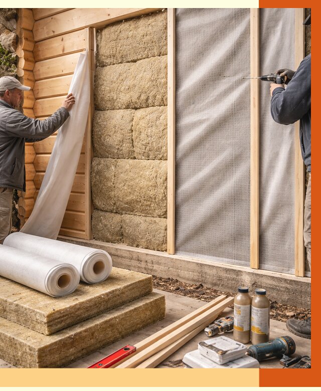 Утепление дома из минибруса в Нижнем Новгороде от 4689 руб/м2 — заказать профессионально | ТепломастерНнн