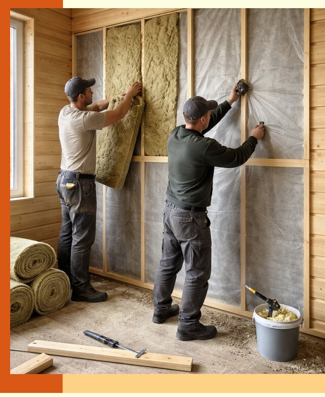 Утепление дома из минибруса в Нижнем Новгороде: комплексные теплоизоляционные работы