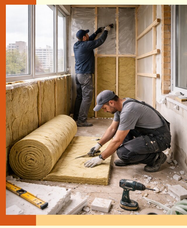 Утепление балкона под ключ в Нижнем Новгороде качественно и быстро